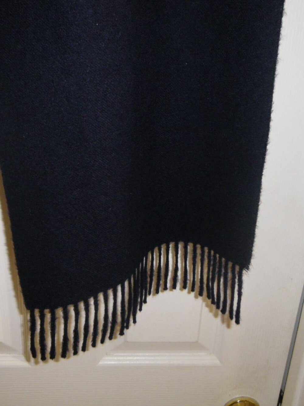 Kune 100% Royal Alpaca Unisex Midnight Blue Scarf - Picture 2 of 3